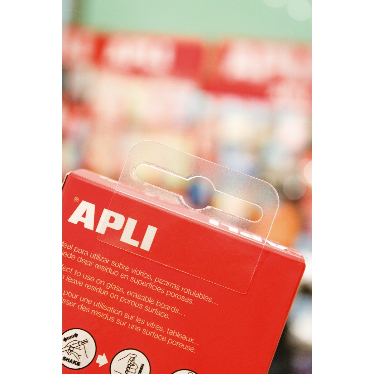 Grucce Apli Trasparente Plastica (100 Unità)